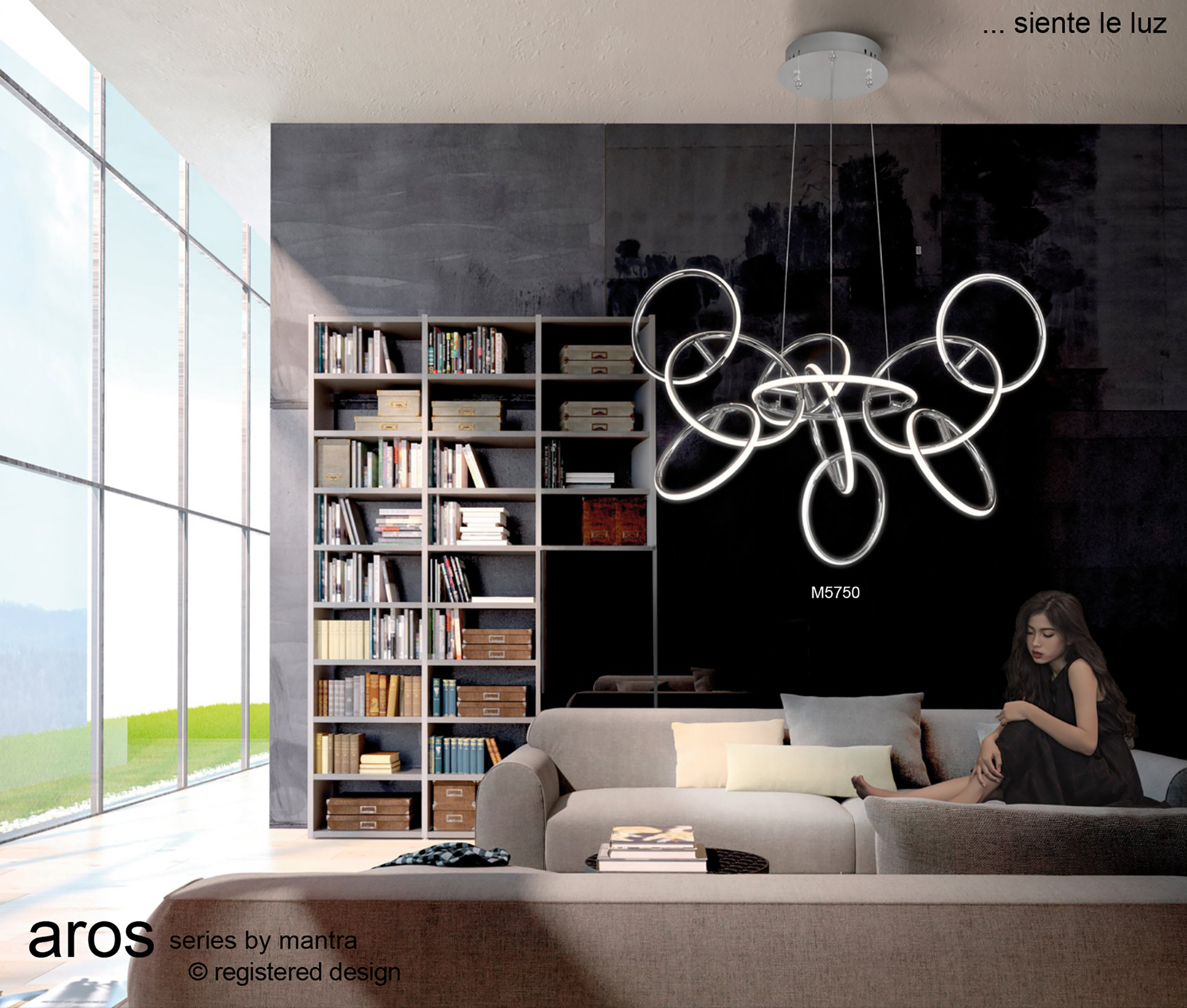 Aros Ceiling Lights Mantra Ring Pendants